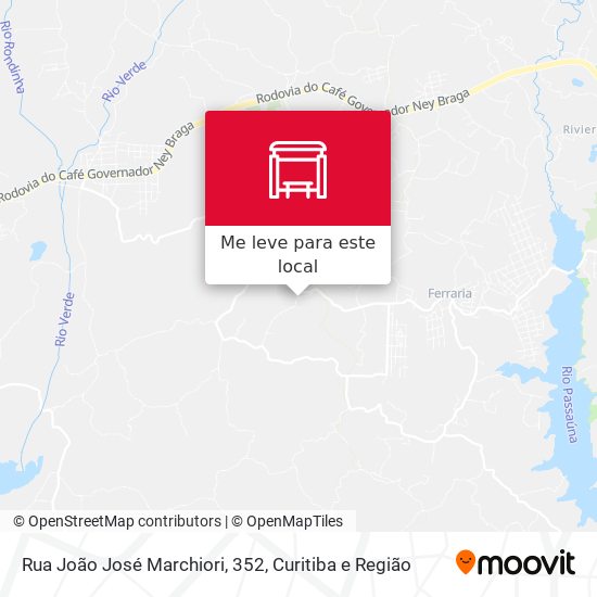 Rua João José Marchiori, 352 mapa
