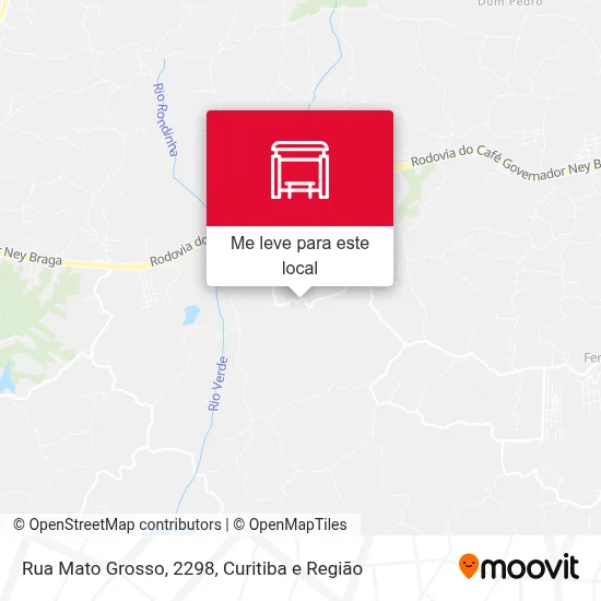 Rua Mato Grosso, 2298 mapa