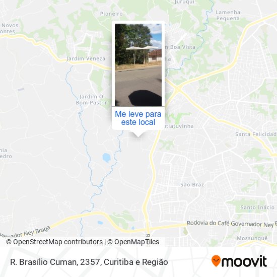 R. Brasílio Cuman, 2357 mapa