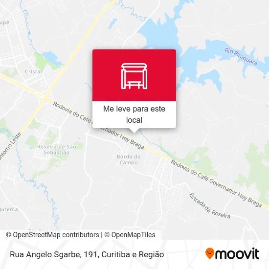 Rua Angelo Sgarbe, 191 mapa