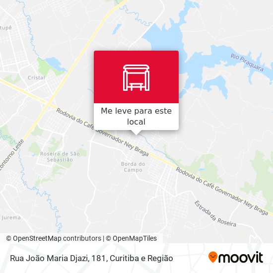Rua João Maria Djazi, 181 mapa