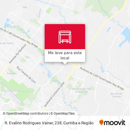 R. Evalino Rodrigues Vainer, 238 mapa