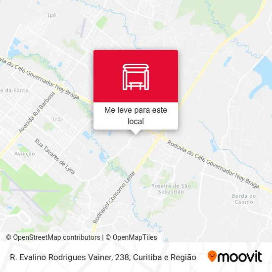 R. Evalino Rodrigues Vainer, 238 mapa