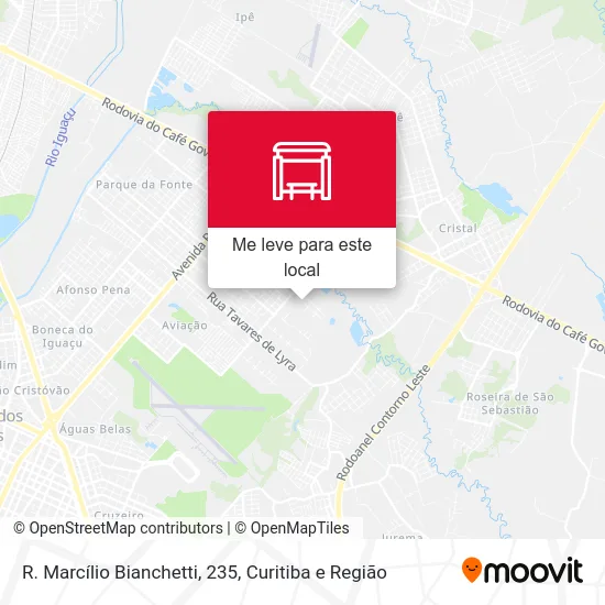 R. Marcílio Bianchetti, 235 mapa