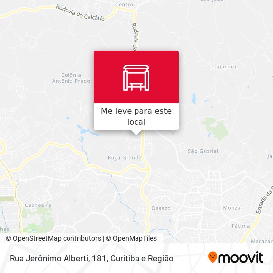 Rua Jerônimo Alberti, 181 mapa