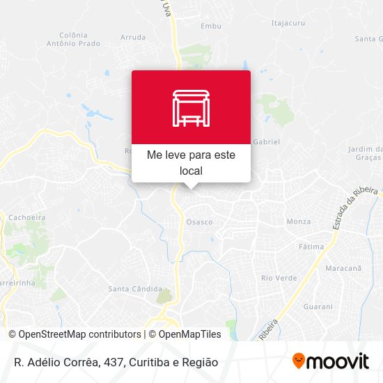 R. Adélio Corrêa, 437 mapa