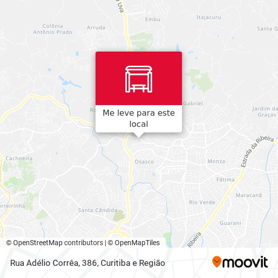 Rua Adélio Corrêa, 386 mapa