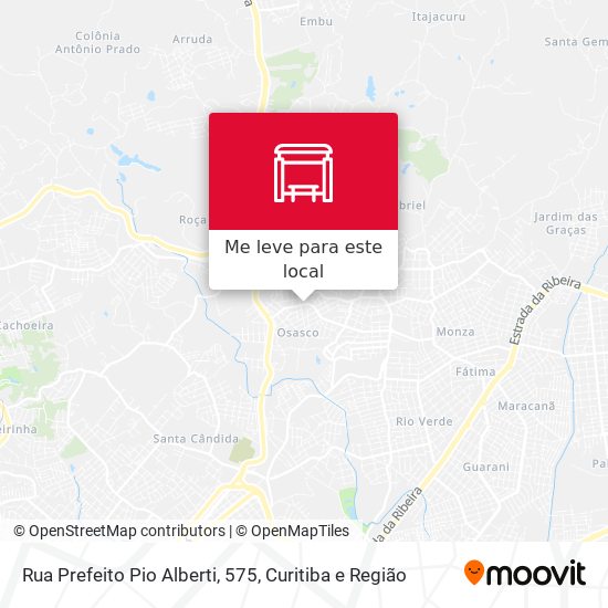 Rua Prefeito Pio Alberti, 575 mapa