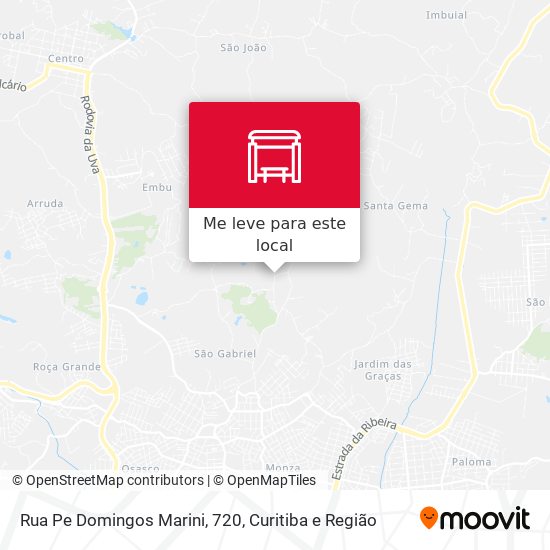 Rua Pe Domingos Marini, 720 mapa
