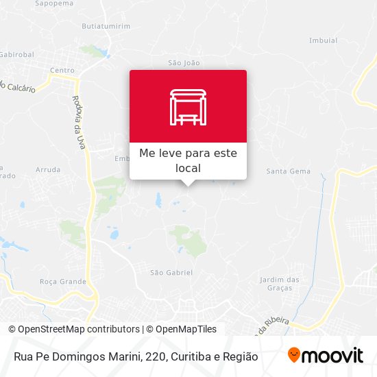 Rua Pe Domingos Marini, 220 mapa