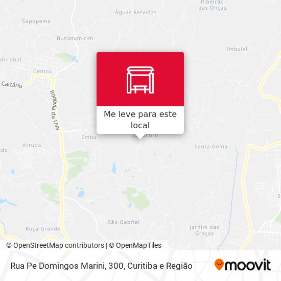 Rua Pe Domingos Marini, 300 mapa