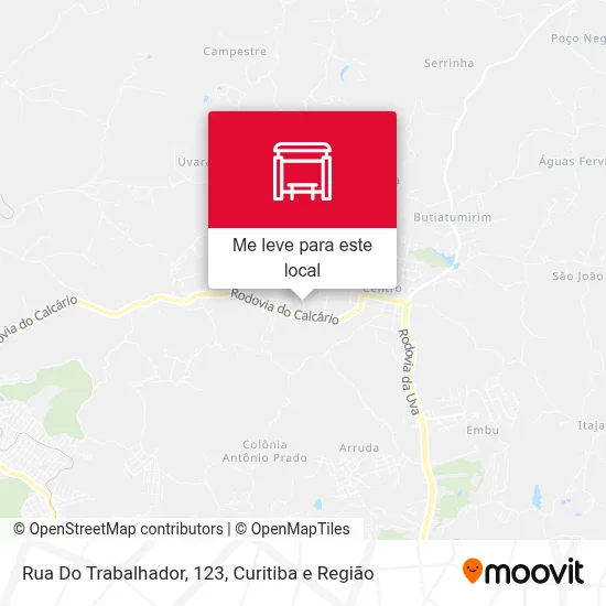 Rua Do Trabalhador, 123 mapa