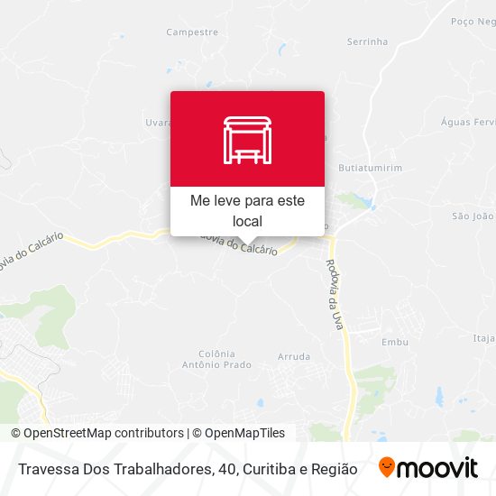 Travessa Dos Trabalhadores, 40 mapa