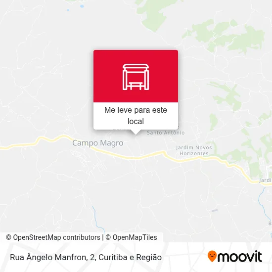 Rua Ângelo Manfron, 2 mapa