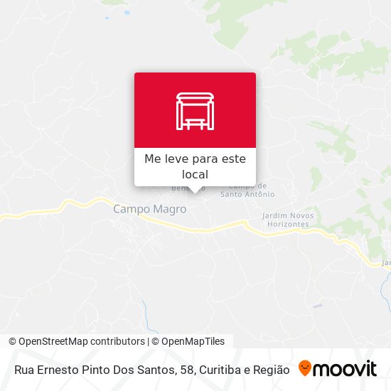 Rua Ernesto Pinto Dos Santos, 58 mapa