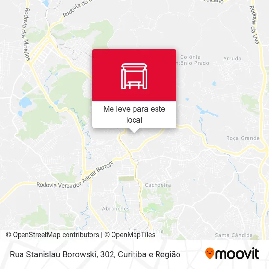 Rua Stanislau Borowski, 302 mapa