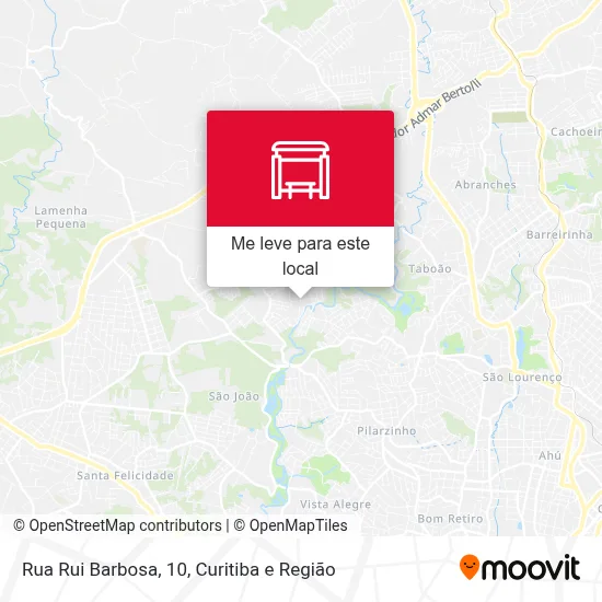 Rua Rui Barbosa, 10 mapa