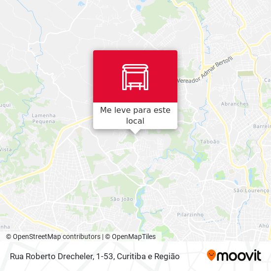 Rua Roberto Drecheler, 1-53 mapa