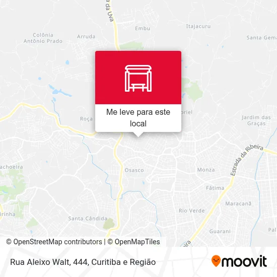 Rua Aleixo Walt, 444 mapa