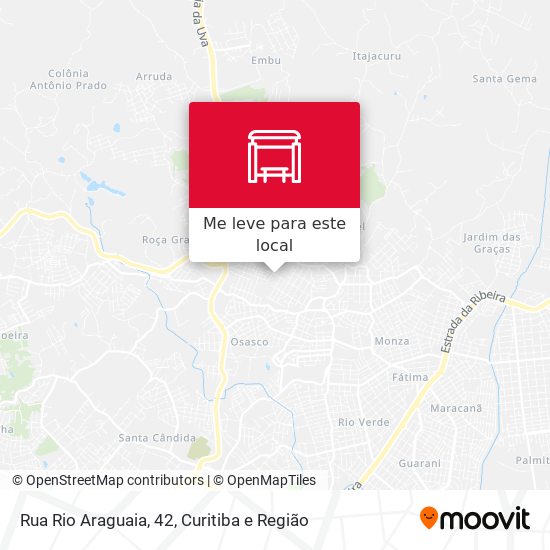 Rua Rio Araguaia, 42 mapa