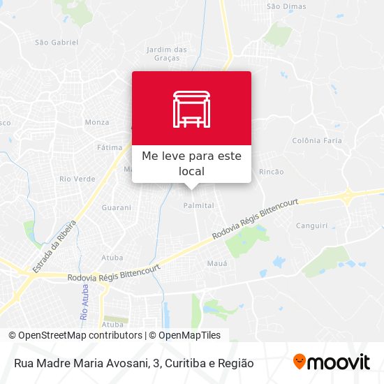 Rua Madre Maria Avosani, 3 mapa