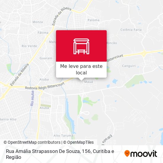 Rua Amália Strapasson De Souza, 156 mapa