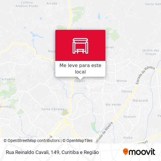 Rua Reinaldo Cavali, 149 mapa