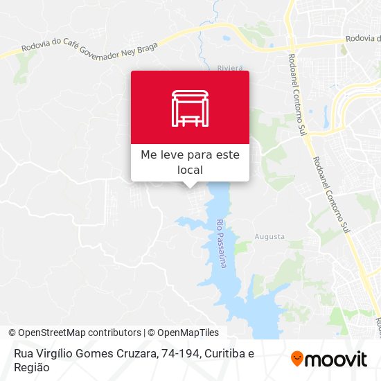 Rua Virgílio Gomes Cruzara, 74-194 mapa