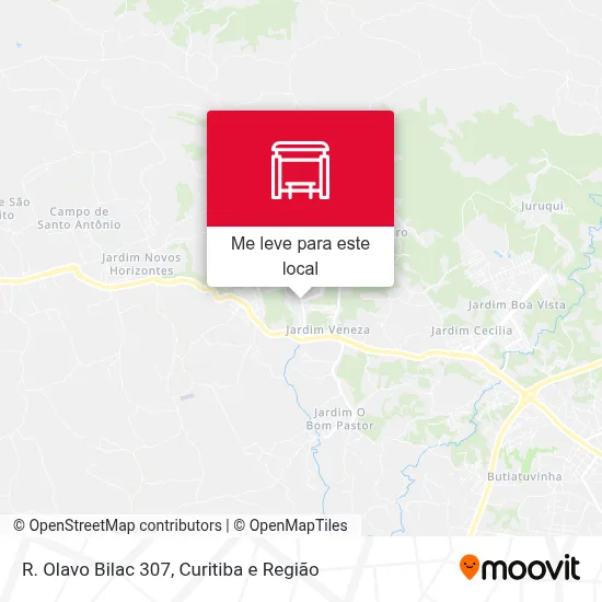 R. Olavo Bilac 307 mapa