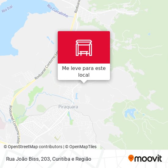Rua João Biss, 203 mapa