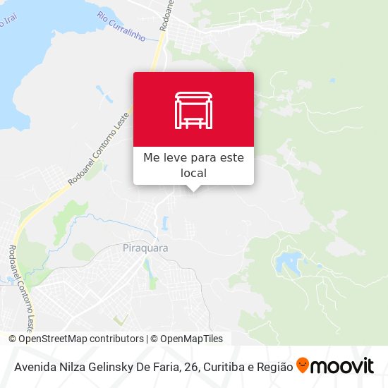 Avenida Nilza Gelinsky De Faria, 26 mapa