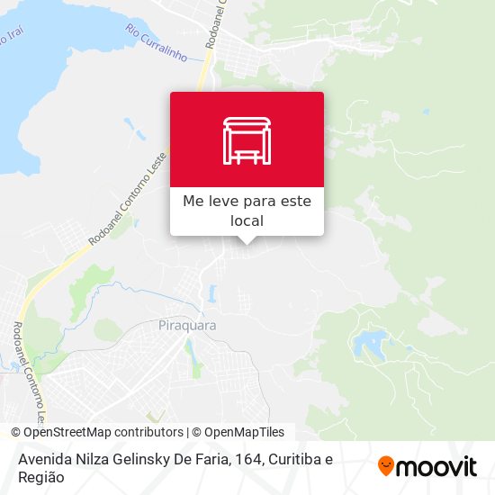 Avenida Nilza Gelinsky De Faria, 164 mapa