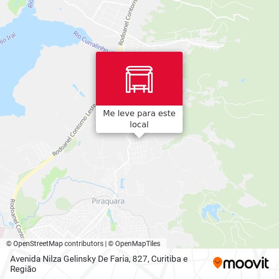 Avenida Nilza Gelinsky De Faria, 827 mapa