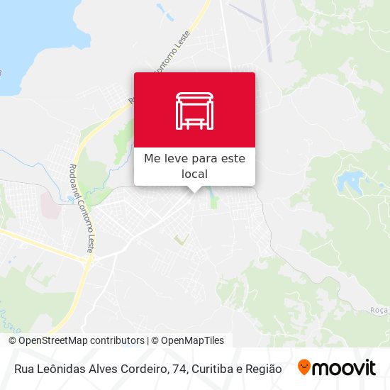 Rua Leônidas Alves Cordeiro, 74 mapa