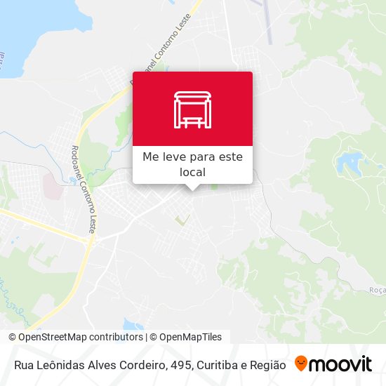 Rua Leônidas Alves Cordeiro, 495 mapa