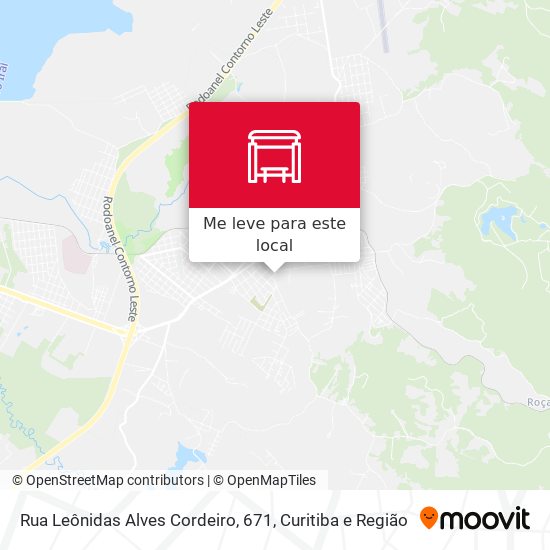 Rua Leônidas Alves Cordeiro, 671 mapa