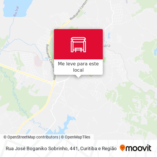Rua José Boganiko Sobrinho, 441 mapa