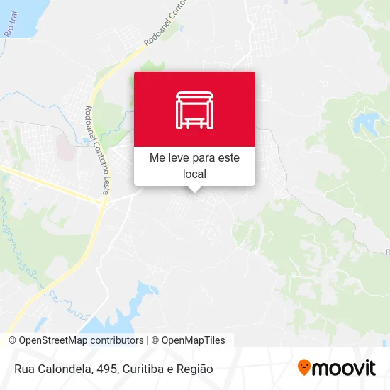 Rua Calondela, 495 mapa