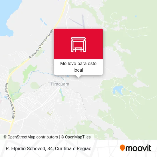 R. Elpídio Scheved, 84 mapa