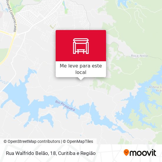 Rua Walfrido Belão, 18 mapa