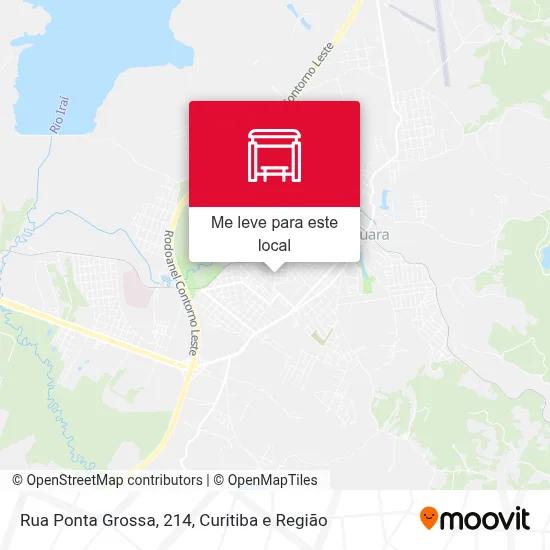 Rua Ponta Grossa, 214 mapa