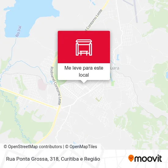 Rua Ponta Grossa, 318 mapa