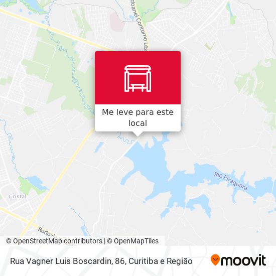 Rua Vagner Luis Boscardin, 86 mapa