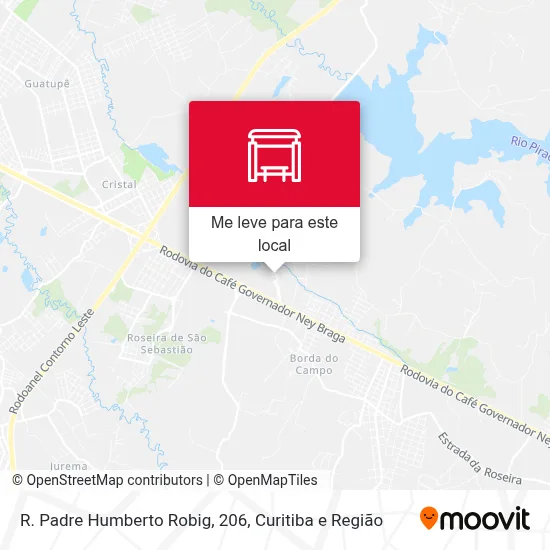 R. Padre Humberto Robig, 206 mapa