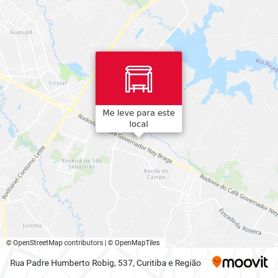 Rua Padre Humberto Robig, 537 mapa