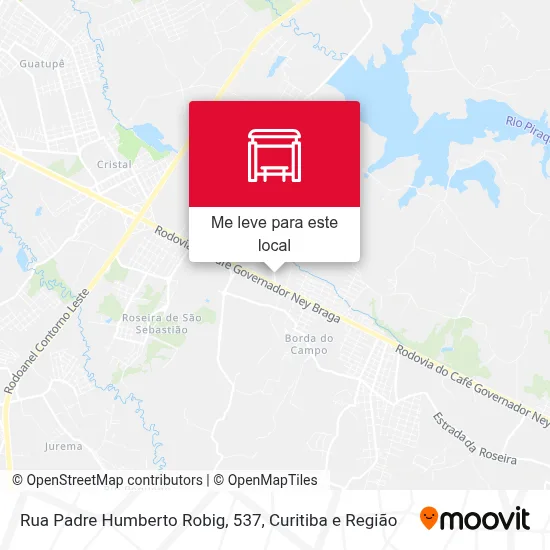 Rua Padre Humberto Robig, 537 mapa