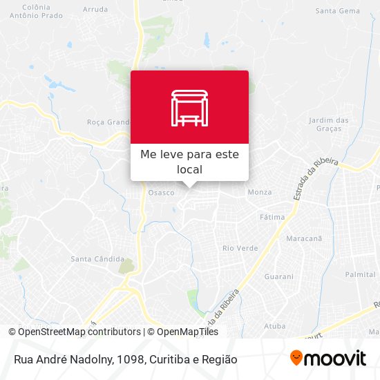 Rua André Nadolny, 1098 mapa