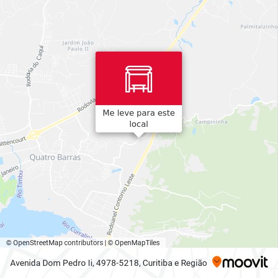 Avenida Dom Pedro Ii, 4978-5218 mapa