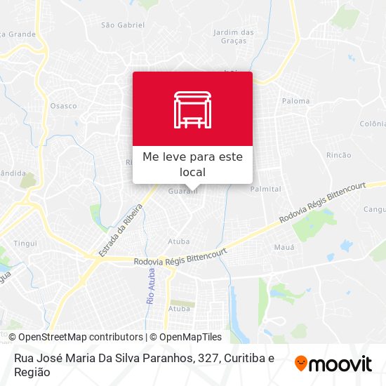 Rua José Maria Da Silva Paranhos, 327 mapa