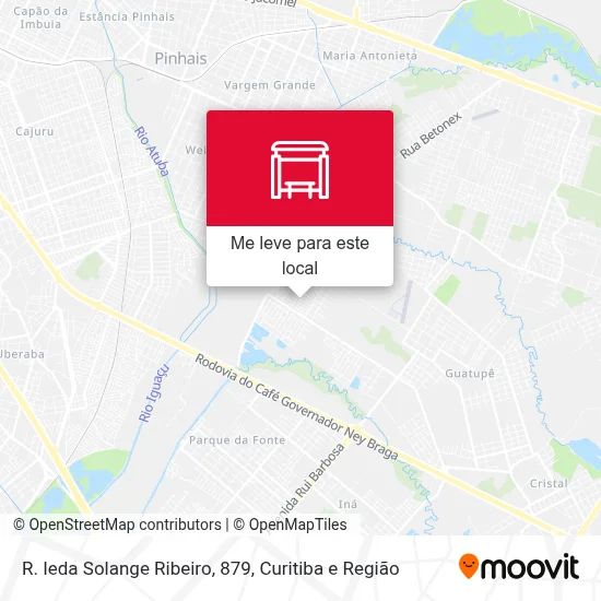 R. Ieda Solange Ribeiro, 879 mapa